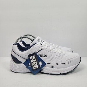 Fila Memory Go The Distance Men's White Sneakers 1HGW3008-109 US Sz 10.5EEEE NWT